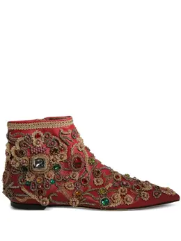Dolce & Gabbana Pre-Owned: Красные ботинки 