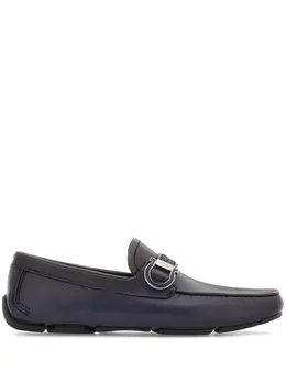 Ferragamo: Голубые туфли  Gancini