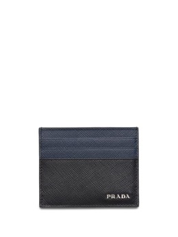 Prada: Чёрный картхолдер 