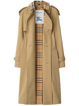 Burberry: Хлопковый плащ 
