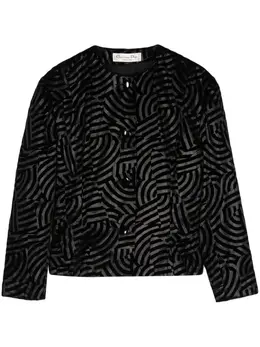 Christian Dior Pre-Owned: Куртка с геометрическим принтом 