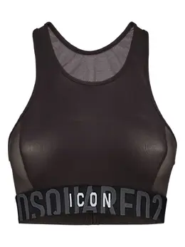 Dsquared2: Чёрный бюстгальтер  Icon