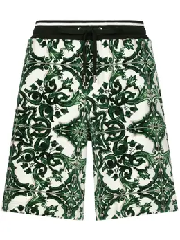 Dolce & Gabbana: Жаккардовые шорты  Majolica