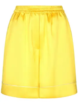 Dolce & Gabbana: Шёлковые шорты  Lemon