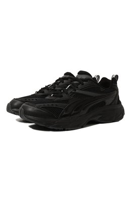 Puma: Чёрные кроссовки 
