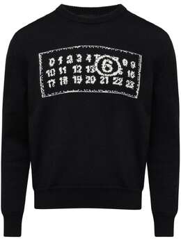 MM6 Maison Margiela: Чёрный свитер 