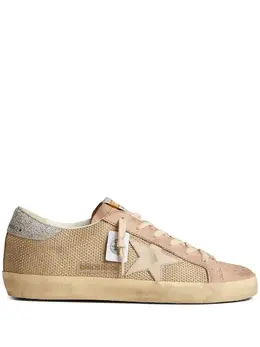 Golden Goose: Бежевые кроссовки  Super Star