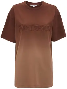 JW Anderson: Хлопковая футболка 