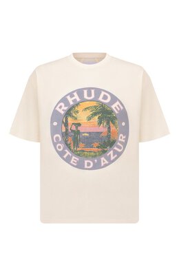 Rhude: Хлопковая футболка 