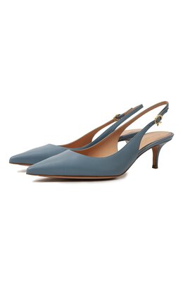 Gianvito Rossi: Голубые туфли  Ribbon