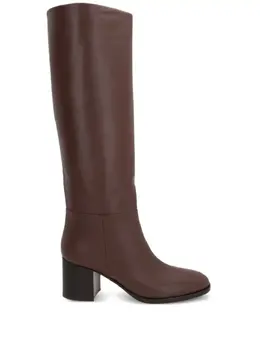 Gianvito Rossi: Коричневые ботинки 