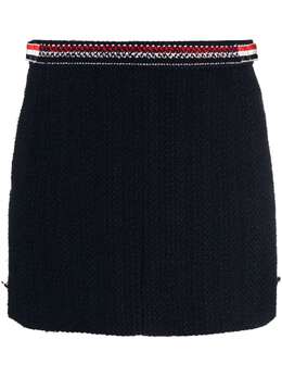 Thom Browne: Твидовая юбка  4-Bar