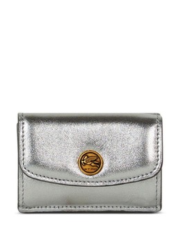 ETRO: Серебристый кошелёк 