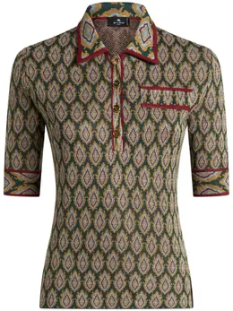ETRO: Жаккардовое поло 