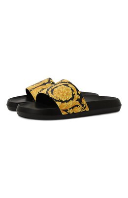 Versace: Чёрные шлёпанцы 