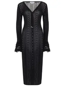 BLUMARINE: Платье из вискозы 