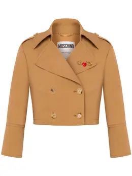 Moschino: Двубортная куртка 