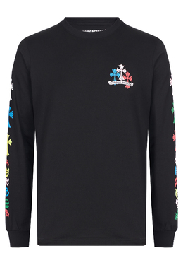 CHROME HEARTS: Чёрный свитшот 