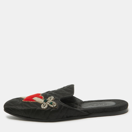 Gucci: Чёрные сабо 