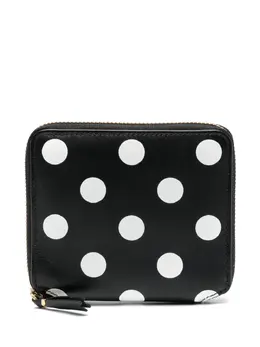 Comme Des Garçons Wallet: Кошелёк в горошек 