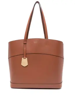 Ferragamo: Коричневая сумка-шоппер 
