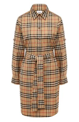Burberry: Хлопковое платье 