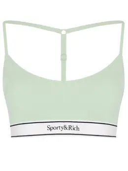 SPORTY & RICH: Зелёный топ 