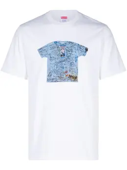 Supreme: Белая футболка 