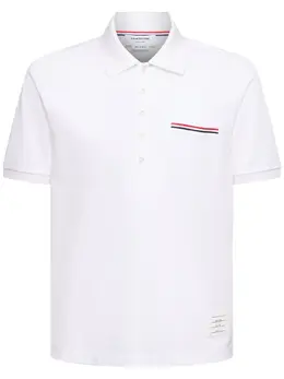 THOM BROWNE: Бавовняні поло 