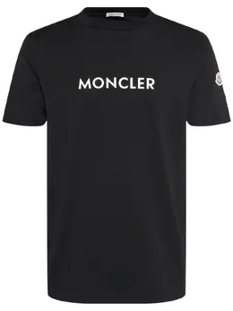 MONCLER: Хлопковая футболка 