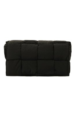 Bottega Veneta: Чёрная поясная сумка  Padded Tech Cassette