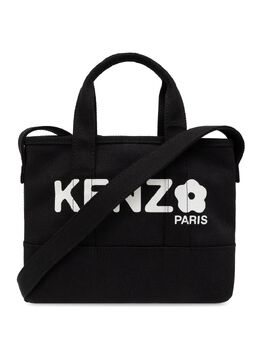 Kenzo: Сумка-шоппер с принтом 