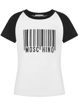Moschino: Футболка с принтом 