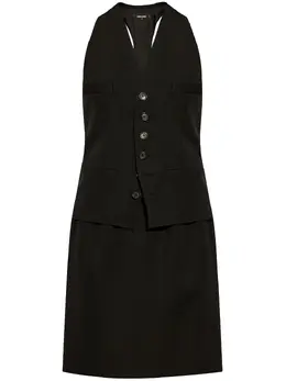 Dsquared2: Платье с v-образным вырезом 