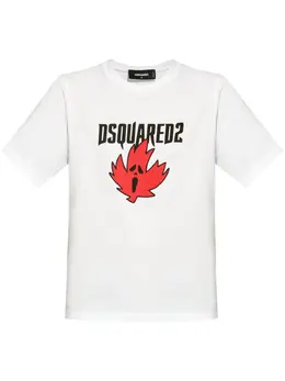 Dsquared2: Футболка  Maple Leaf с принтом