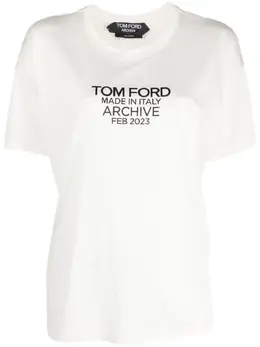 TOM FORD: Футболка  Logo с принтом