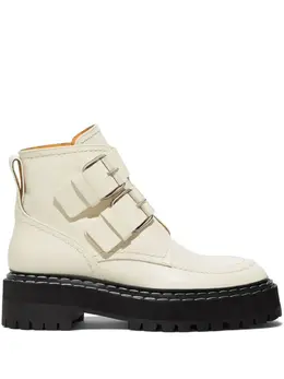 Proenza Schouler: Белые ботинки 