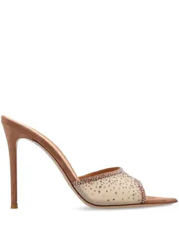 Gianvito Rossi: Коричневые сандалии  Rania
