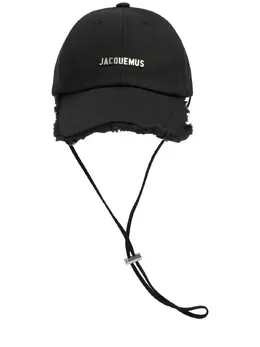 JACQUEMUS: Чёрная шляпа  La Casquette