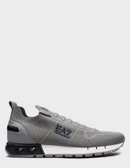 EA7 EMPORIO ARMANI: Сірі кросівки 