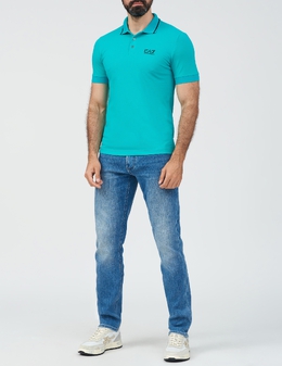 EA7 EMPORIO ARMANI: Зелені поло 