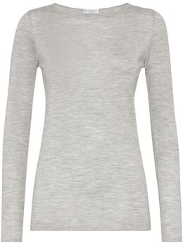 Brunello Cucinelli: Топ с длинным рукавом 