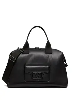 Valentino Garavani: Чёрная дорожная сумка 