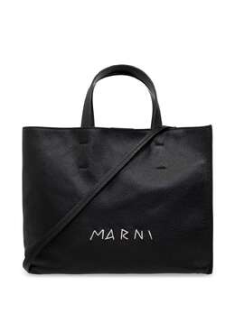 Marni: Сумка-шоппер с принтом 