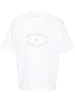 Off-White: Футболка с принтом 