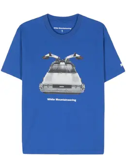 White Mountaineering: Хлопковая футболка 
