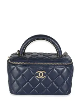 CHANEL Pre-Owned: Синяя сумка 