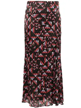 ISABEL MARANT: Юбка с геометрическим принтом 