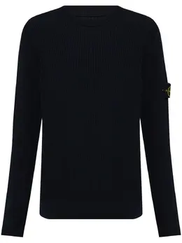Stone Island: Свитер  Compass из шерсти
