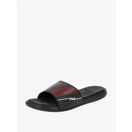 Fila: Чёрные шлёпанцы 